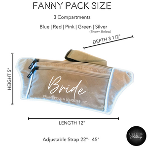 
                
                    Load image into Gallery viewer, Bride Light Up Fanny Pack
                
            