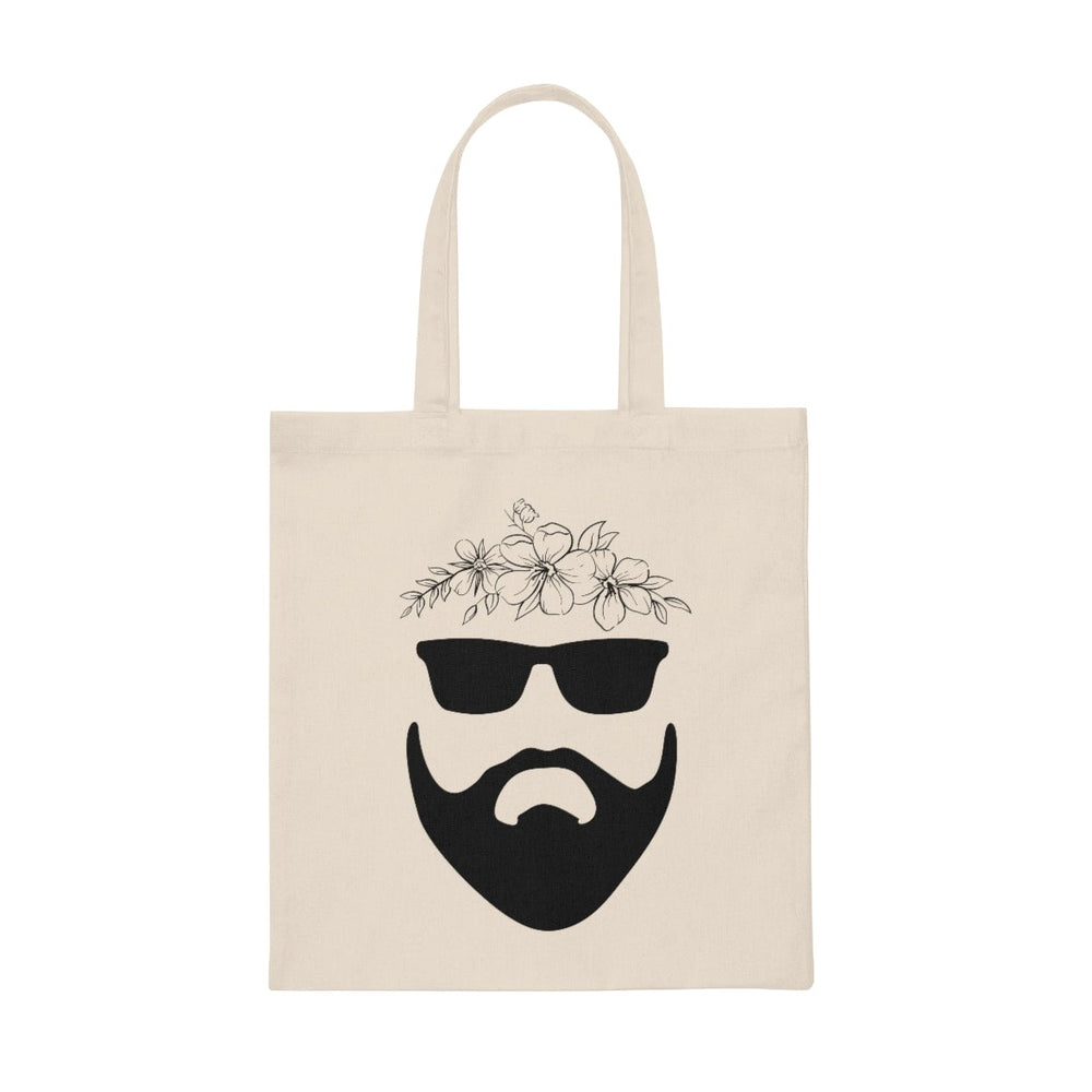 Manly Flower Dude Canvas Tote Bag