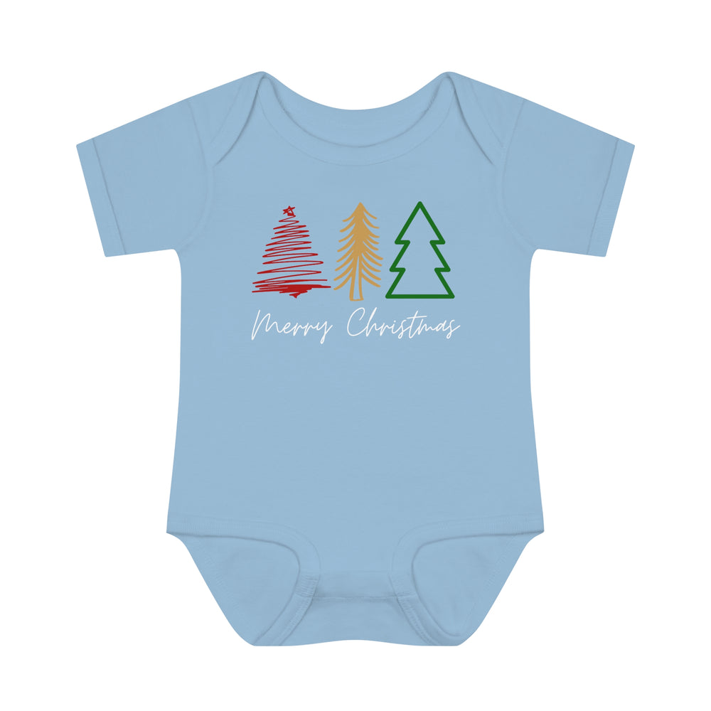 
                
                    Load image into Gallery viewer, Merry Christmas Trees Baby &amp;amp; Toddler One Piece
                
            