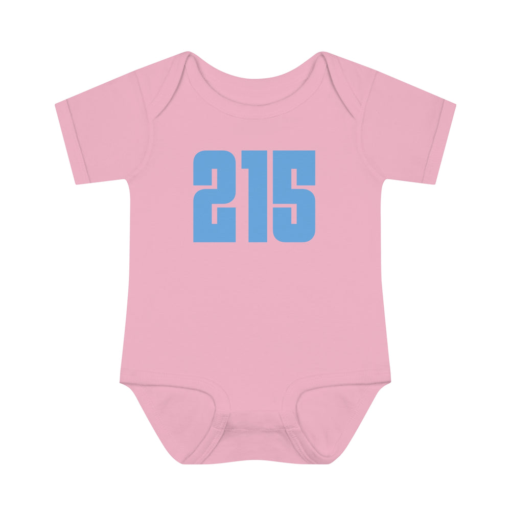 215 Area Code Baby or Toddler One Piece