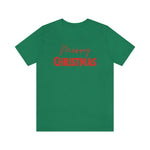 Merry Christmas Unisex Jersey Short Sleeve T-shirt