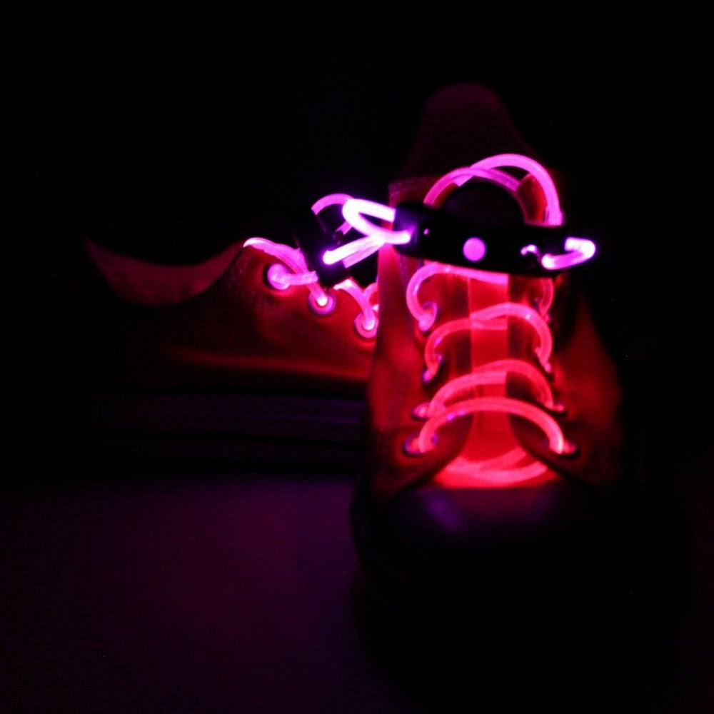 Pink Light Up Shoelaces - LyteUpClothing