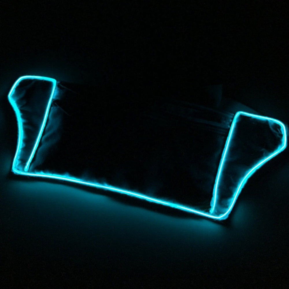 Silver Light Up Fanny Pack - LyteUpClothing