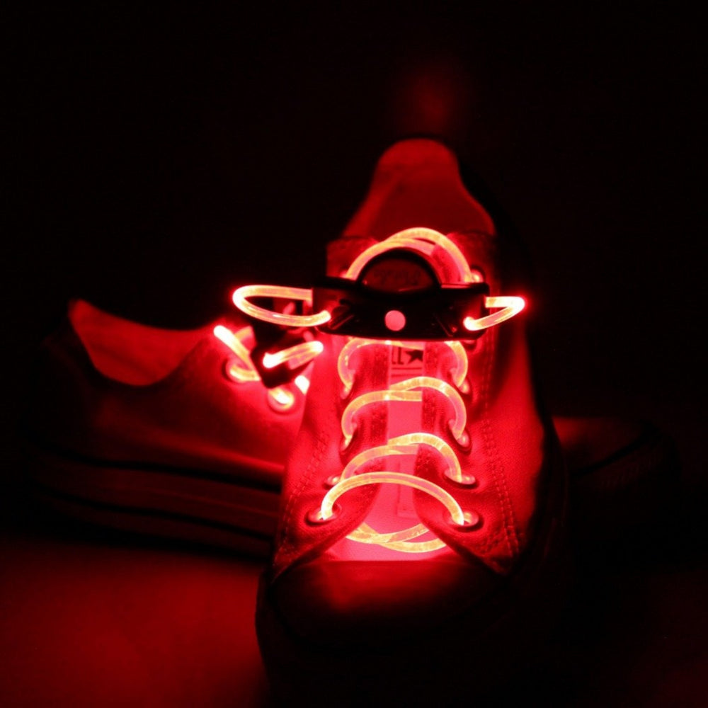 Red Light Up Shoelaces - LyteUpClothing