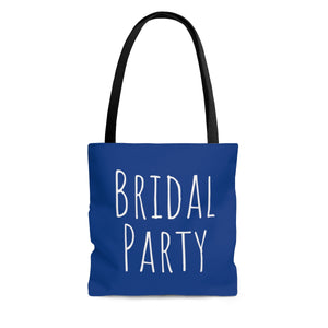 
                
                    Load image into Gallery viewer, Bridal Party Blue Tote Bag | 3 Sizes
                
            