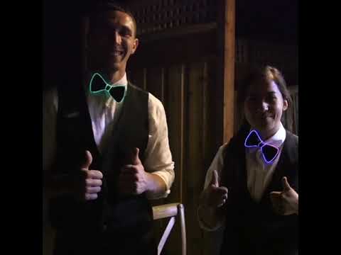 
                
                    Load and play video in Gallery viewer, Light Up Blue Bow Tie
                
            